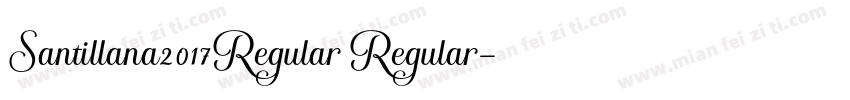 Santillana2017Regular Regular字体转换
